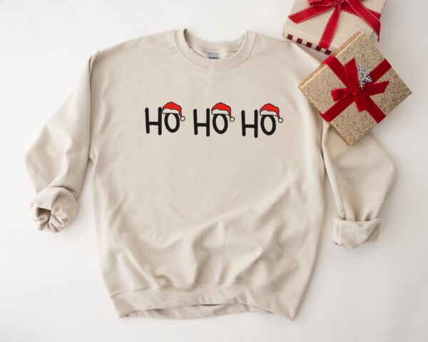 vintage christmas sweatshirt for women with ho ho ho design and comfortable crewneck style uozyz