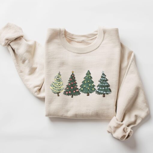 vintage christmas sweatshirt for women with holiday tree design and comfortable crewneck style for winter wear 8xfmx scaled