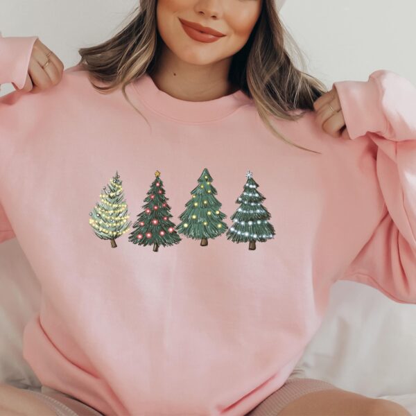 vintage christmas sweatshirt for women with holiday tree design and comfortable crewneck style for winter wear sknhb scaled