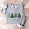 vintage christmas sweatshirt for women with holiday tree design and winter crewneck style vppdc