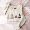 vintage christmas sweatshirt for women with merry christmas tree design and cute holiday theme 1v6oa