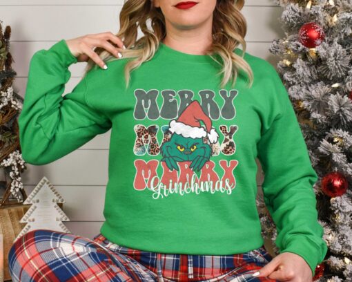 vintage christmas sweatshirt for women with merry design and comfortable fit 5tjbi scaled