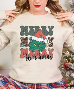 vintage christmas sweatshirt for women with merry design and comfortable fit abqv0 scaled