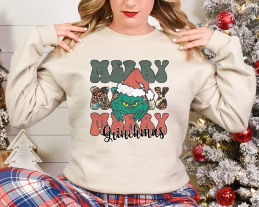 vintage christmas sweatshirt for women with merry design and comfortable fit abqv0 scaled