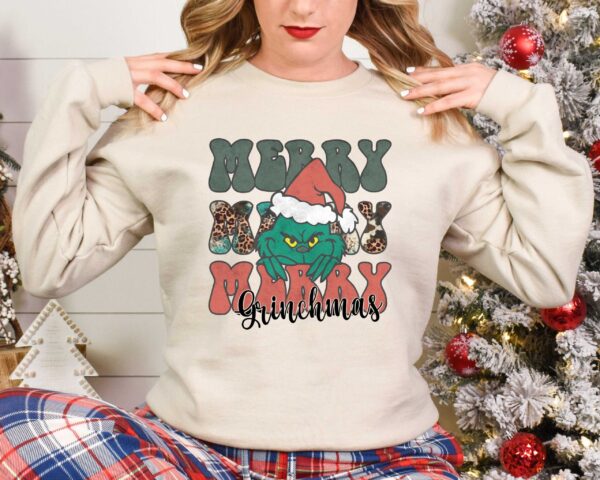 vintage christmas sweatshirt for women with merry design and comfortable fit abqv0 scaled