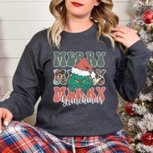 vintage christmas sweatshirt for women with merry design and comfortable fit tojjr scaled