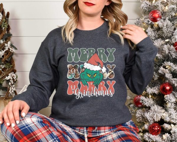 vintage christmas sweatshirt for women with merry design and comfortable fit tojjr scaled