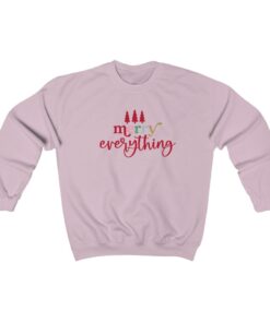 vintage christmas sweatshirt for women with merry everything design and comfortable crewneck style for holiday parties 4yjvw