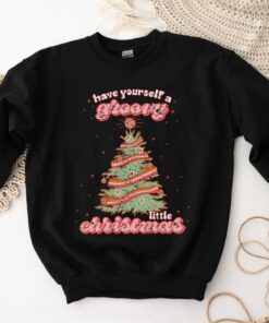 vintage christmas sweatshirt for women with retro design and crewneck style 7lqrh