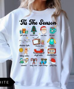 vintage christmas sweatshirt for women with retro design and trendy holiday style ixrsm