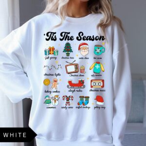 vintage christmas sweatshirt for women with retro design and trendy holiday style ixrsm