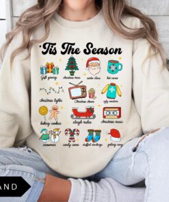 vintage christmas sweatshirt for women with retro design and trendy holiday style qrwns