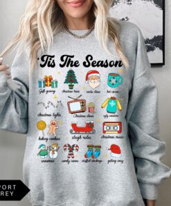 vintage christmas sweatshirt for women with retro design and trendy holiday style vazqb