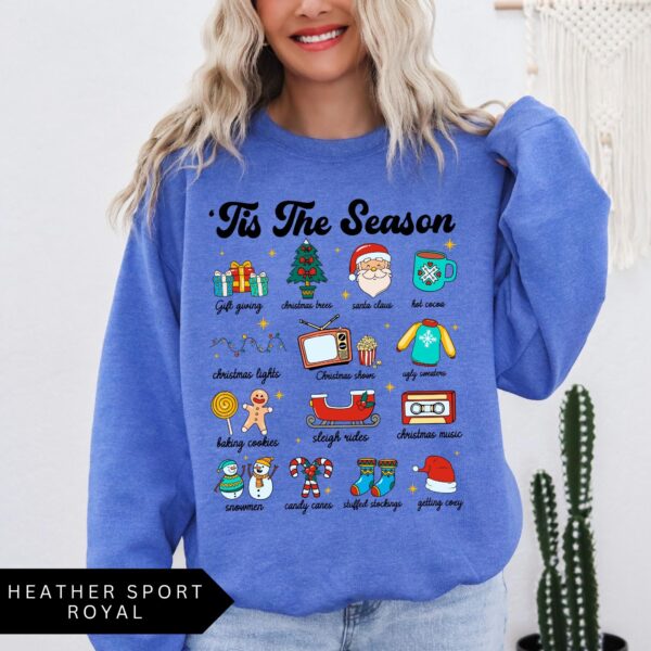 vintage christmas sweatshirt for women with retro design and trendy holiday style zjorf