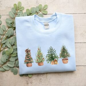 vintage christmas sweatshirt for women with rustic tree design and comfortable crewneck style for winter wear msdhf