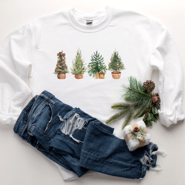 vintage christmas sweatshirt for women with rustic tree design plus size crewneck style apoaf scaled