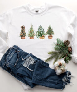 vintage christmas sweatshirt for women with rustic tree design plus size crewneck style apoaf scaled