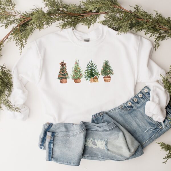 vintage christmas sweatshirt for women with rustic tree design plus size crewneck style gvjsh scaled