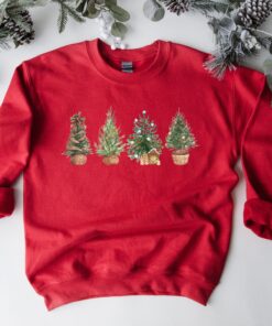 vintage christmas sweatshirt for women with rustic tree design plus size crewneck style sr4zy scaled