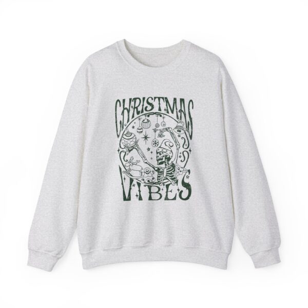 vintage christmas sweatshirt for women with skeleton design and crewneck style tu5mw