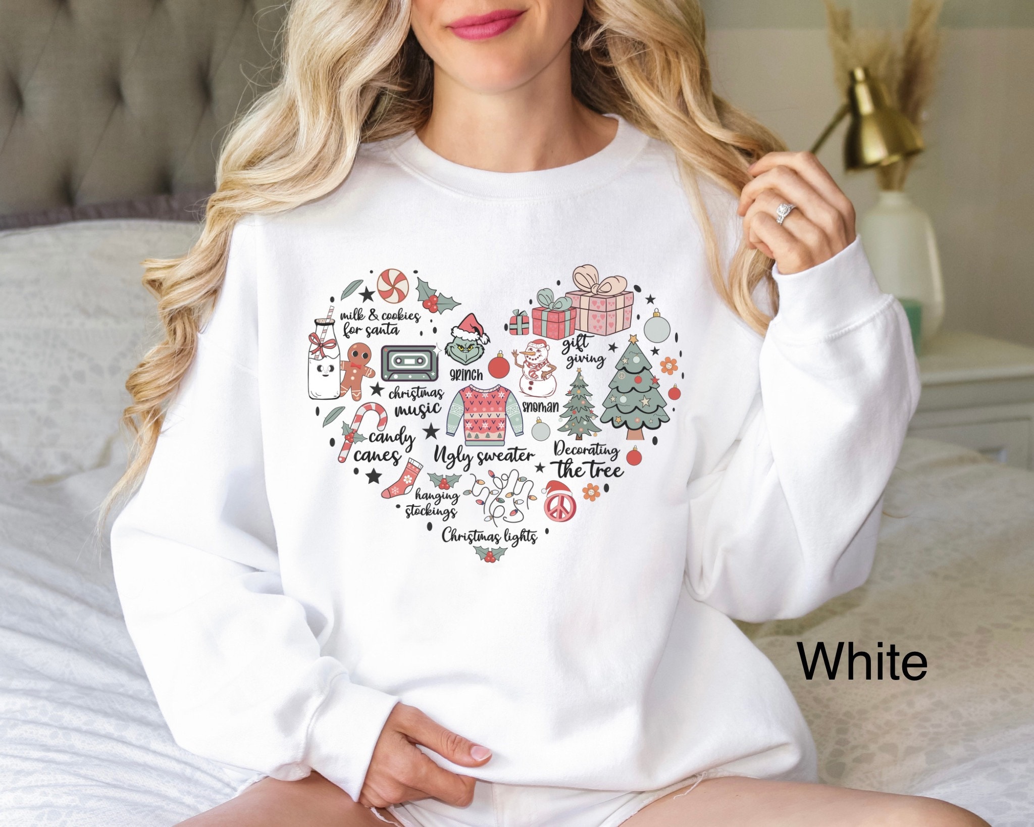 Vintage Christmas Sweatshirt for Women with Snowman and Christmas Tree Design Oversized Holiday Top for Festive Celebrations 2 vintage christmas sweatshirt for women with snowman and christmas tree design oversized holiday top for festive celebrations