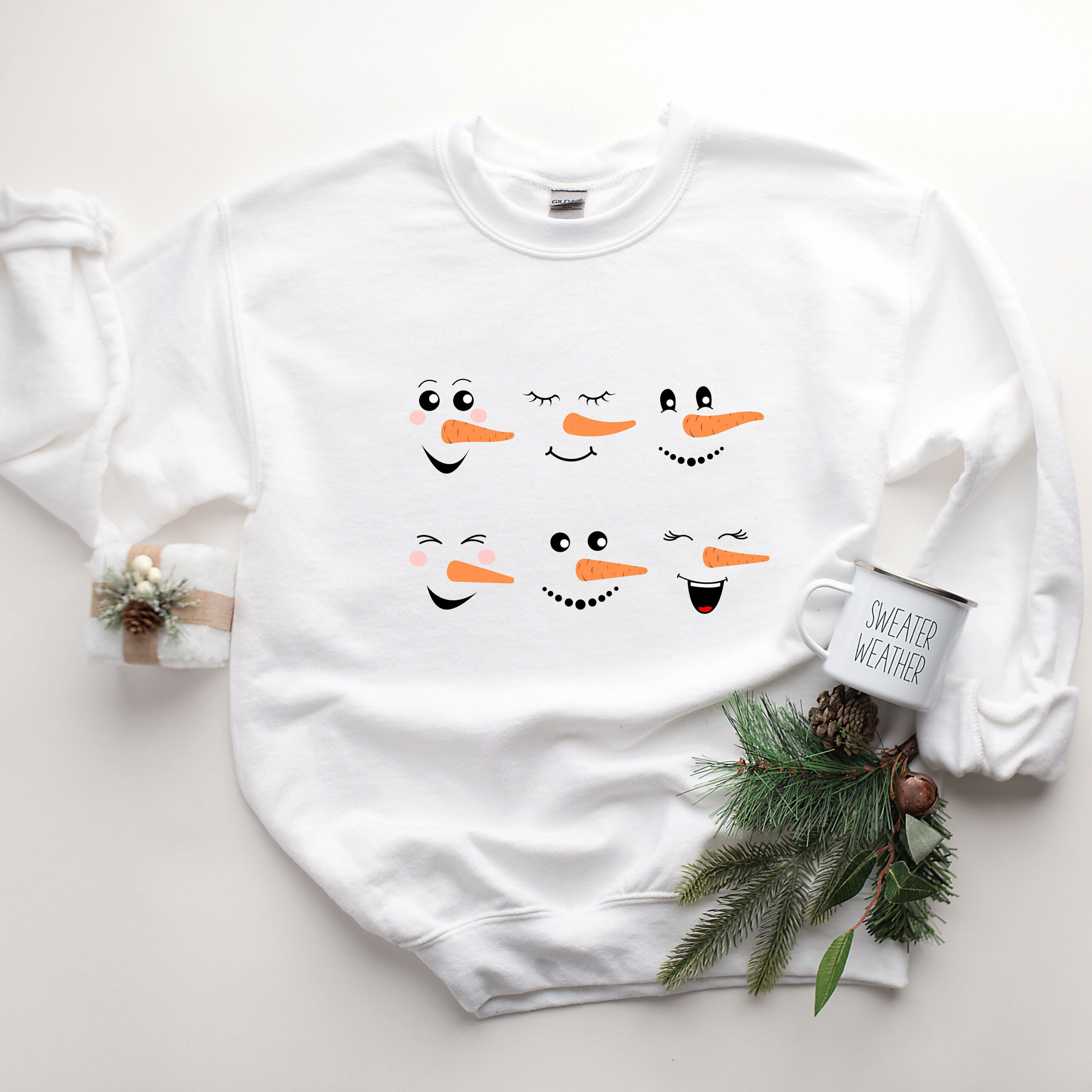 Vintage Christmas Sweatshirt for Women with Snowman Design Plus Size Crewneck Style Comfortable and Stylish Holiday Apparel 1 vintage christmas sweatshirt for women with snowman design plus size crewneck style comfortable and stylish holiday apparel r3bsd scaled