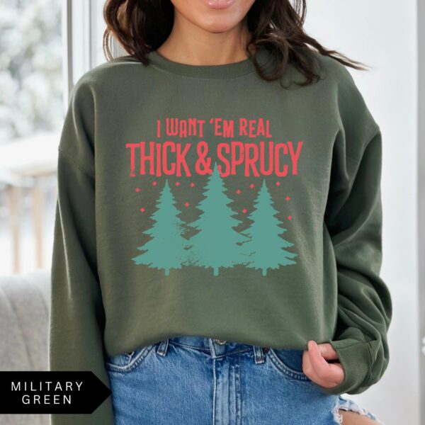 vintage christmas sweatshirt funny design real thick sprucy style retro holiday shirt with christmas tree print li5t9