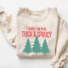 vintage christmas sweatshirt funny design real thick sprucy style retro holiday shirt with christmas tree print uzkx5