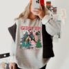 vintage christmas sweatshirt giddy up jingle horse western cowboy santa graphic holiday apparel for cowgirls z3sik