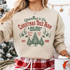Vintage Christmas Sweatshirt Griswold Co Christmas Tree Farm Design Comfortable Crewneck for Holiday Celebrations and Festive Wear