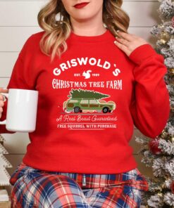 vintage christmas sweatshirt griswold tree farm design for kids featuring iconic griswold family holiday theme g1hku scaled