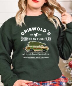 vintage christmas sweatshirt griswold tree farm design for kids featuring iconic griswold family holiday theme ks5uo scaled