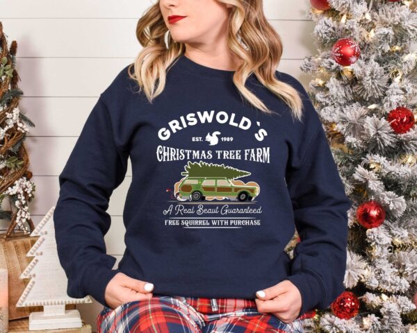 vintage christmas sweatshirt griswolds tree farm since 1989 womens design for family gatherings and holiday celebrations oq3vi scaled