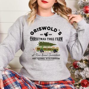 vintage christmas sweatshirt griswolds tree farm since 1989 womens design for family gatherings and holiday celebrations tv6sz scaled