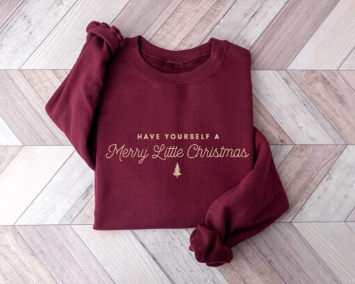 vintage christmas sweatshirt have yourself a merry christmas design comfortable family shirt for holiday celebrations ovhdz scaled