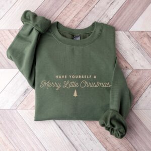 vintage christmas sweatshirt have yourself a merry christmas design comfortable family shirt for holiday celebrations usw0q scaled