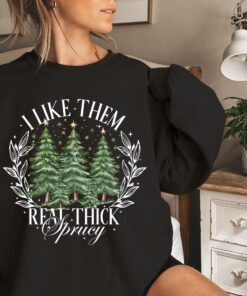 vintage christmas sweatshirt i like them real thick and sprucey funny holiday shirt retro style for festive comfort 0pivb scaled