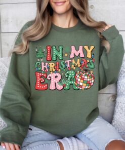 vintage christmas sweatshirt in my christmas era design for holiday parties and festive gatherings 4p7l1 scaled