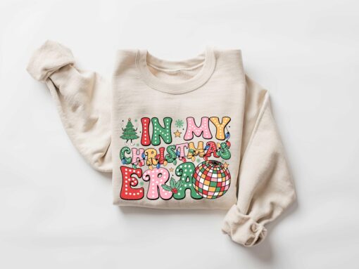 vintage christmas sweatshirt in my christmas era design for holiday parties and festive gatherings cttao scaled