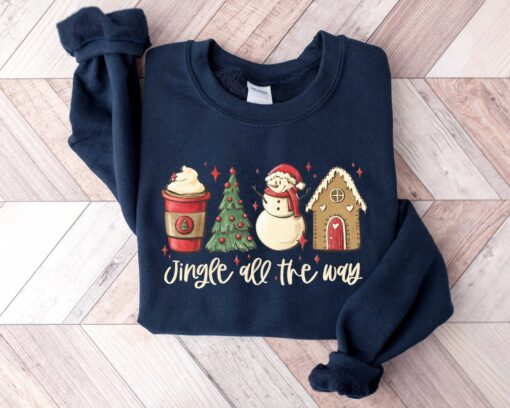 vintage christmas sweatshirt jingle all the way design comfortable holiday apparel for festive celebrations cthxp scaled