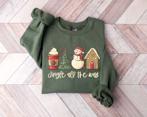 vintage christmas sweatshirt jingle all the way design comfortable holiday apparel for festive celebrations niyy6 scaled