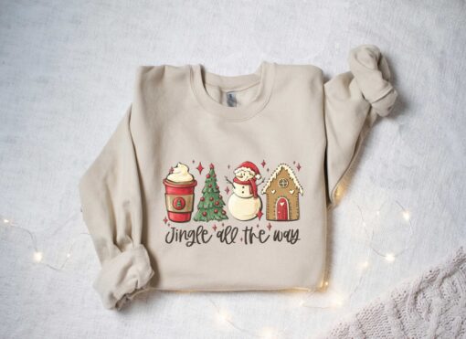 vintage christmas sweatshirt jingle all the way design comfortable holiday apparel for festive celebrations pew7x scaled