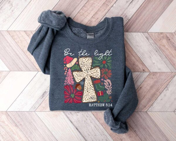 vintage christmas sweatshirt nativity scene design religious apparel for christians jesus tee tqbys