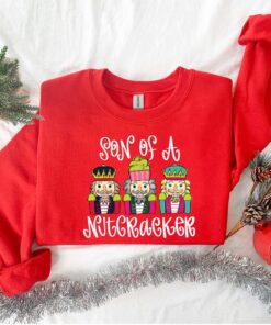 vintage christmas sweatshirt nutcracker design comfortable long sleeve shirt for holiday celebrations and new year gatherings jip32 scaled