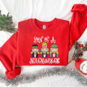 vintage christmas sweatshirt nutcracker design comfortable long sleeve shirt for holiday celebrations and new year gatherings jip32 scaled