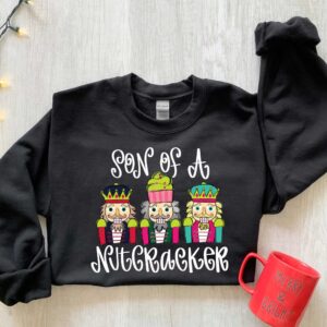 vintage christmas sweatshirt nutcracker design comfortable long sleeve shirt for holiday celebrations and new year gatherings xtcpx scaled