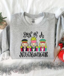 vintage christmas sweatshirt nutcracker design comfortable long sleeve shirt for holiday celebrations and new year gatherings yucja scaled