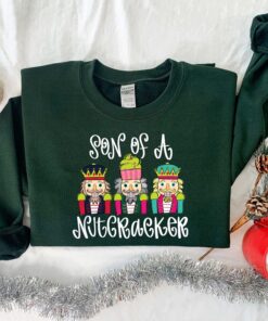 vintage christmas sweatshirt nutcracker design comfortable long sleeve shirt for holiday celebrations and new year gatherings zchof scaled