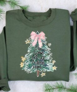 vintage christmas sweatshirt o come let us adore him religious design comfortable family wear for holiday celebrations 6oqbv scaled