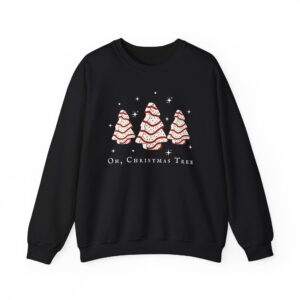 vintage christmas sweatshirt oh christmas tree design with merry and bright theme for winter celebrations cg4xy